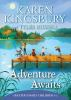 Book cover for "Adventure awaits".
