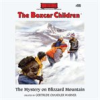 Book cover for "The mystery on Blizzard Mountain".
