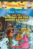 Book cover for "Thea Stilton and the mystery on the Orient Express".