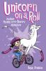 Book cover for "Unicorn on a roll".