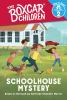 Book cover for "Schoolhouse mystery".