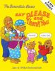 Book cover for "The Berenstain Bears say please and thank you".