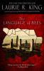 Book cover for "The language of bees".