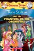 Book cover for "Thea Stilton and the phantom of the orchestra".