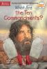 Book cover for "What are the ten commandments?".