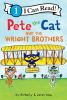 Book cover for "Pete the cat and the Wright Brothers".