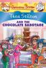 Book cover for "Thea Stilton and the chocolate sabotage".