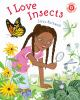 Book cover for "I love insects".