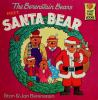 Book cover for "The Berenstain Bears meet Santa Bear".