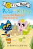 Book cover for "Pete the kitty and the mermaid's sandcastle".