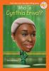 Book cover for "Who is Cynthia Erivo?".