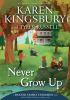 Book cover for "Never grow up".