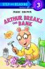 Book cover for "Arthur breaks the bank".