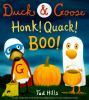 Book cover for "Honk! Quack! Boo!".