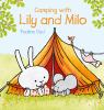 Book cover for "Camping with Lily and Milo".