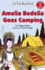 Book cover for "Amelia Bedelia goes camping".