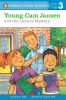Book cover for "Young Cam Jansen and the library mystery".