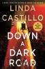 Book cover for "Down a dark road".