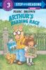 Book cover for "Arthur's reading race".