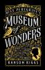 Book cover for "Miss Peregrine's museum of wonders".