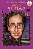 Book cover for "Who Is R. L. Stine?".
