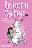 Book cover for "Unicorn selfies".