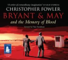 Book cover for "Bryant & May and the Memory of Blood".