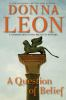 Book cover for "A question of belief".