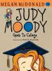 Book cover for "Judy Moody goes to college".