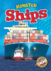 Book cover for "Monster Ships".