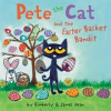 Book cover for "Pete the Cat and the Easter Basket Bandit".