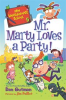 Book cover for "Mr. Marty Loves a Party!".