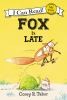 Book cover for "Fox is late".