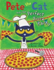 Book cover for "Pete the Cat and the Perfect Pizza Party".