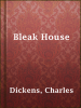 Book Cover for "Bleak House"